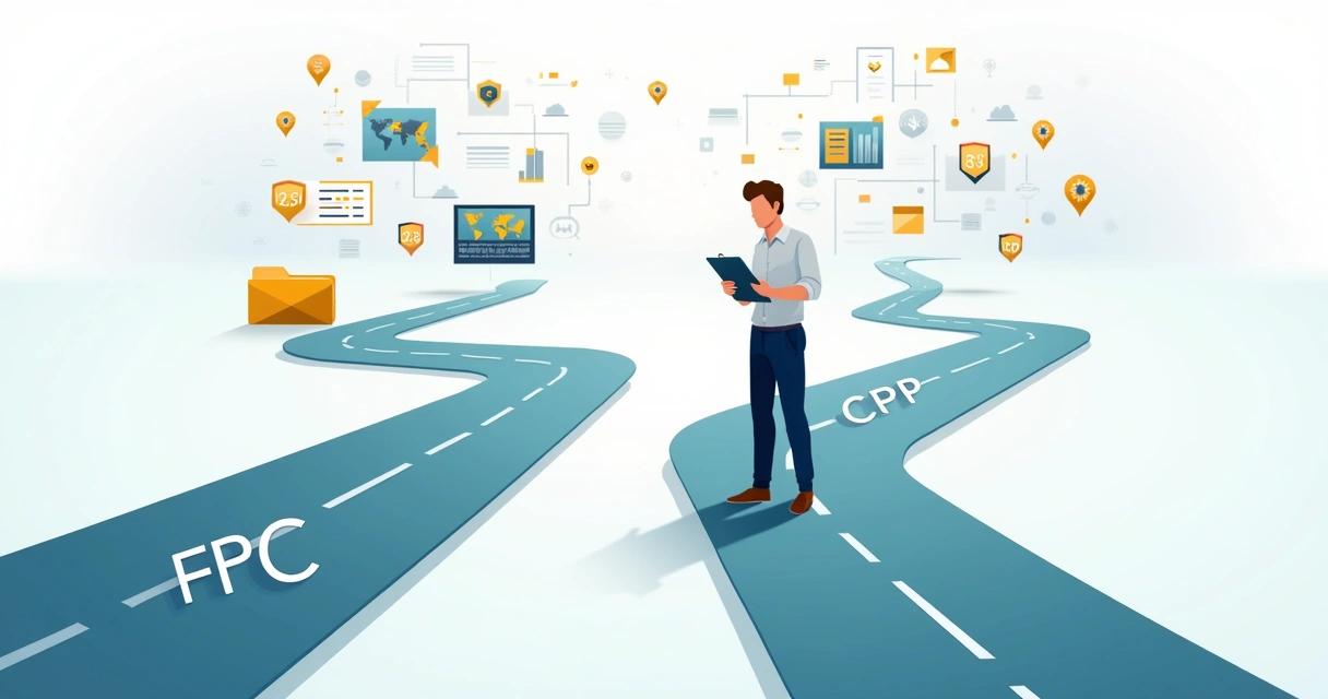 HR professional choosing between FPC and CPP payroll certification paths